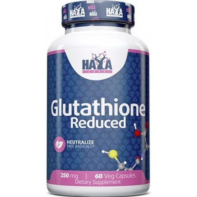 Haya Labs Glutatioon 250 mg 60 vege kapslit